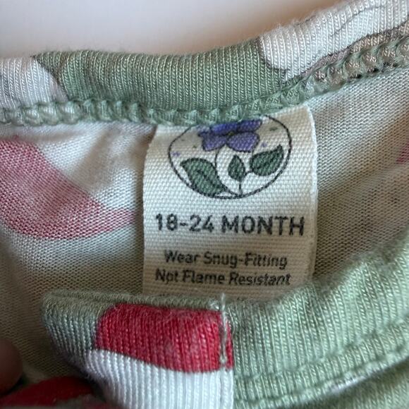 Santa Bamboo Holiday Pajama Romper 18-24 months - Picture 8 of 12